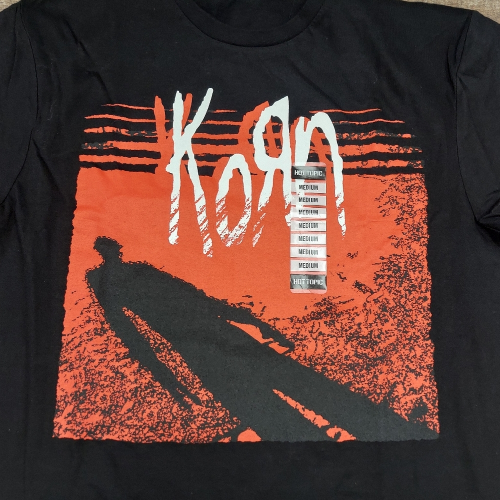 Korn Slendy Red Light T Shirt Slender Man Self Titled Debut Album Playground